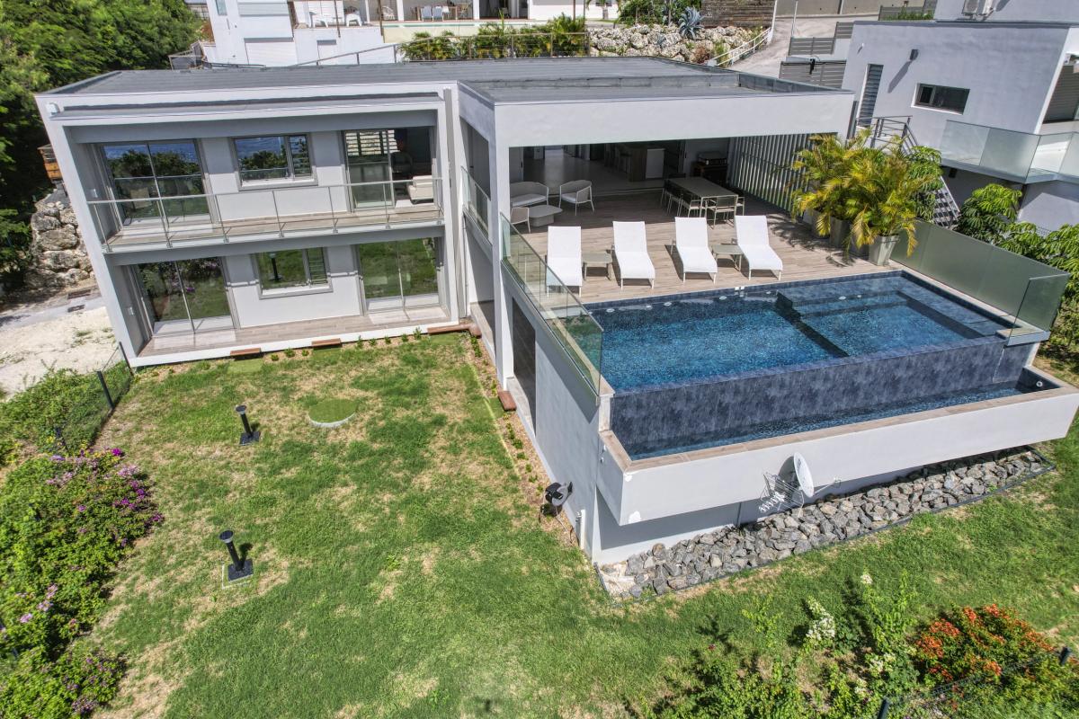 Guadeloupe Saint François location villa vue mer__drone