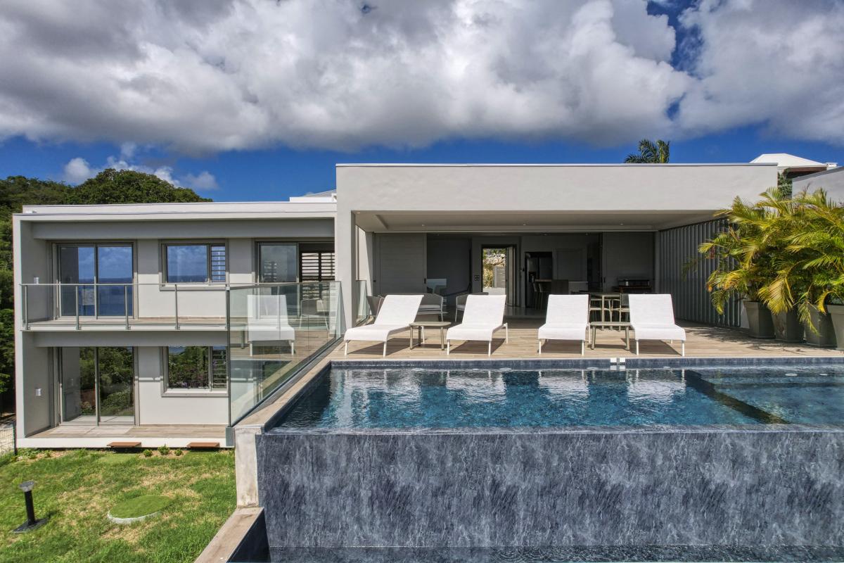 Guadeloupe Saint François location villa vue mer__piscine