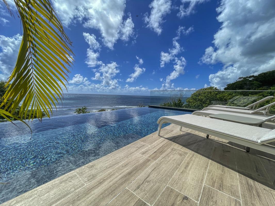 Guadeloupe Saint François location villa vue mer__piscine