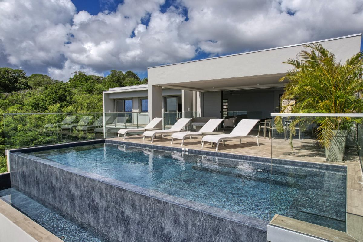 Guadeloupe Saint François location villa vue mer__piscine