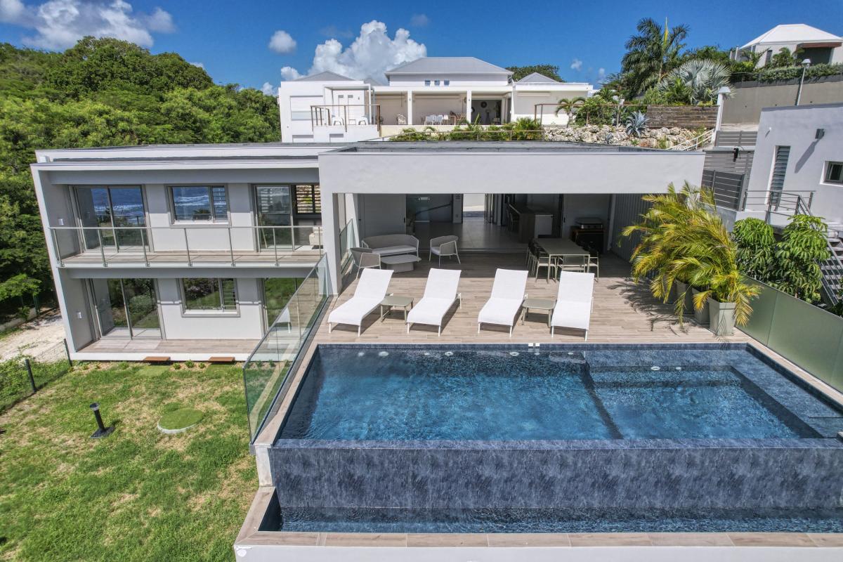 Guadeloupe Saint François location villa vue mer__piscine