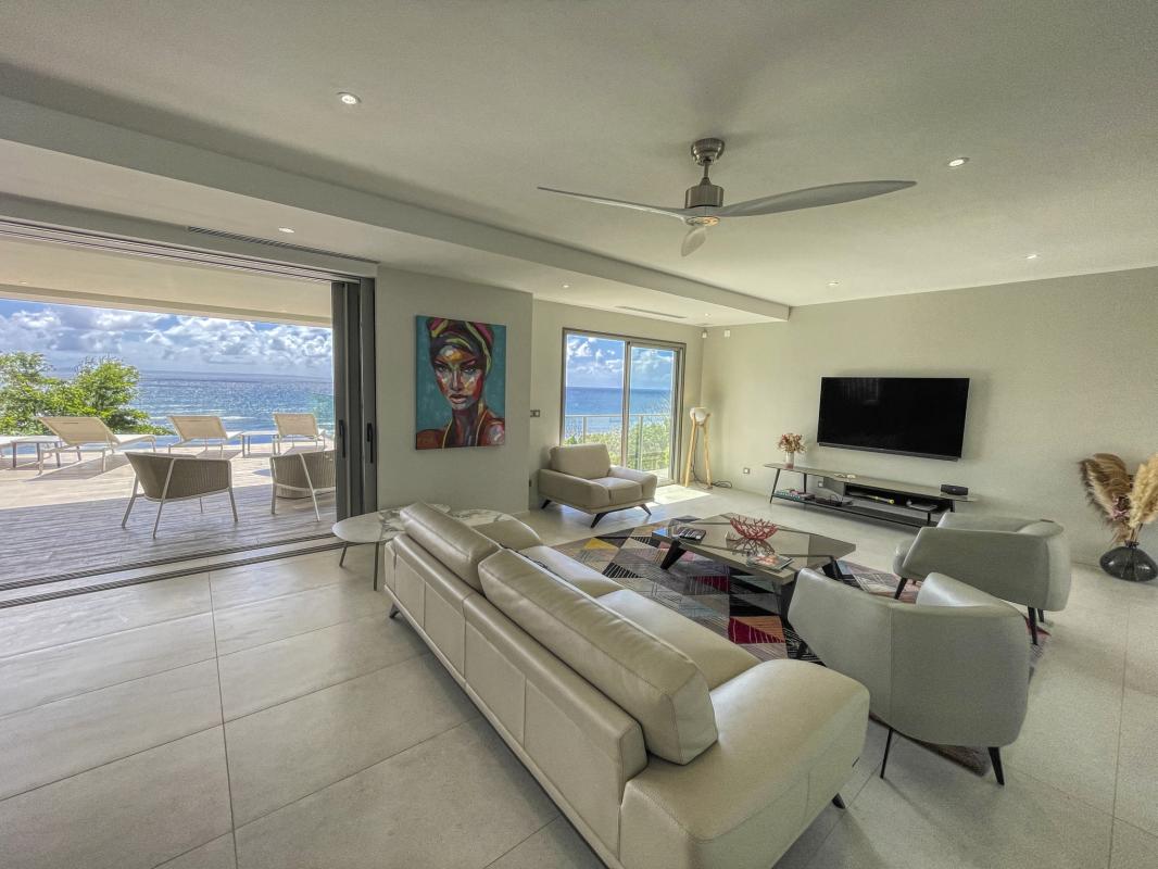 Guadeloupe Saint François location villa vue mer__sejour