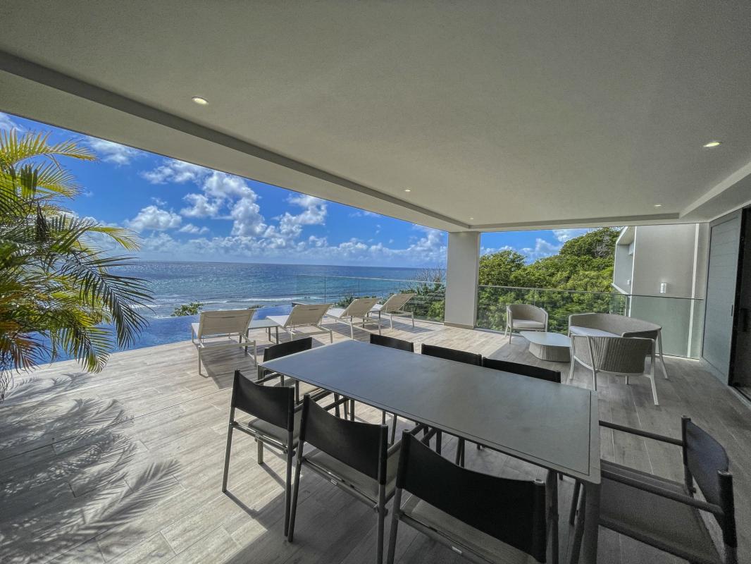 Guadeloupe Saint François location villa vue mer__terrasse