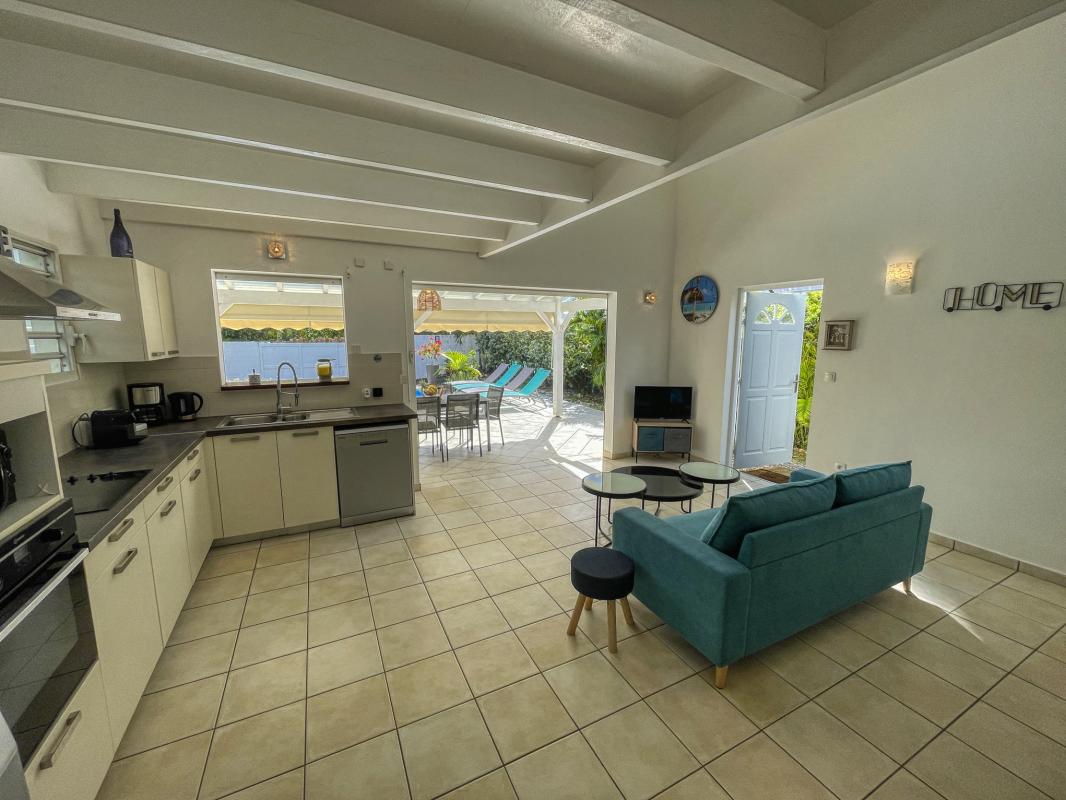 Location Villa 3 chambres Saint François Guadeloupe-sejour