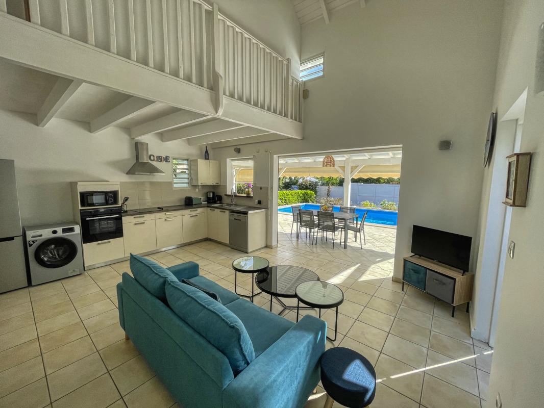Location Villa 3 chambres Saint François Guadeloupe-sejour