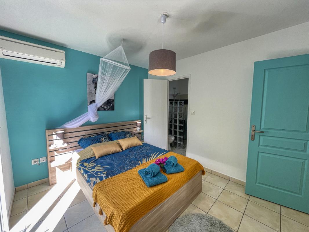 Location Villa 3 chambres Saint François Guadeloupe-suite parentale