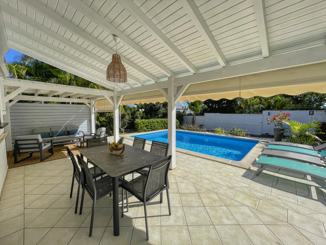 Location Villa 3 chambres Saint François Guadeloupe-terrasse