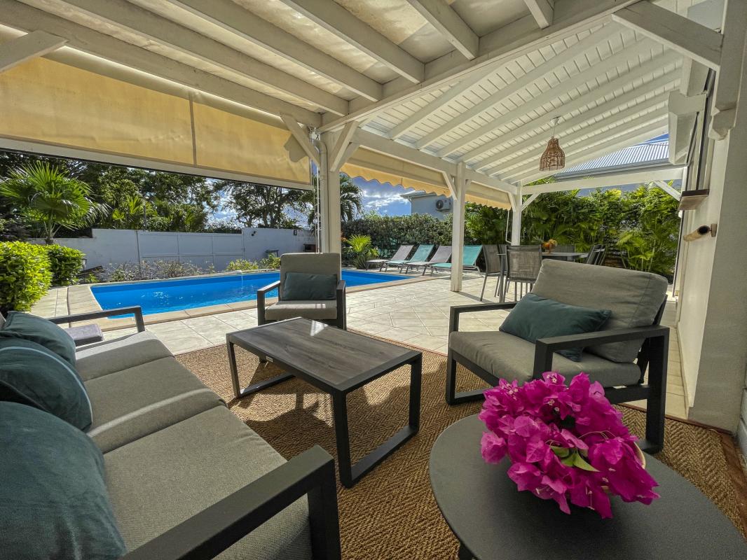 Location Villa 3 chambres Saint François Guadeloupe-terrasse