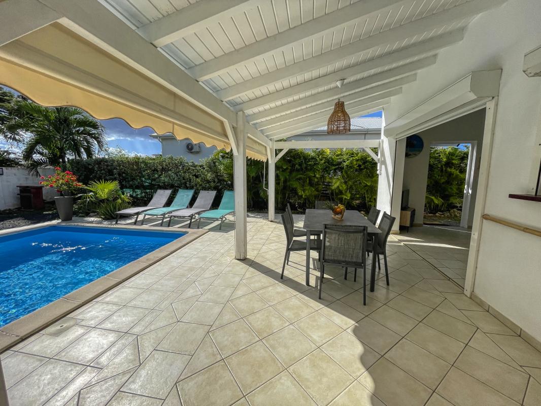 Location Villa 3 chambres Saint François Guadeloupe-terrasse