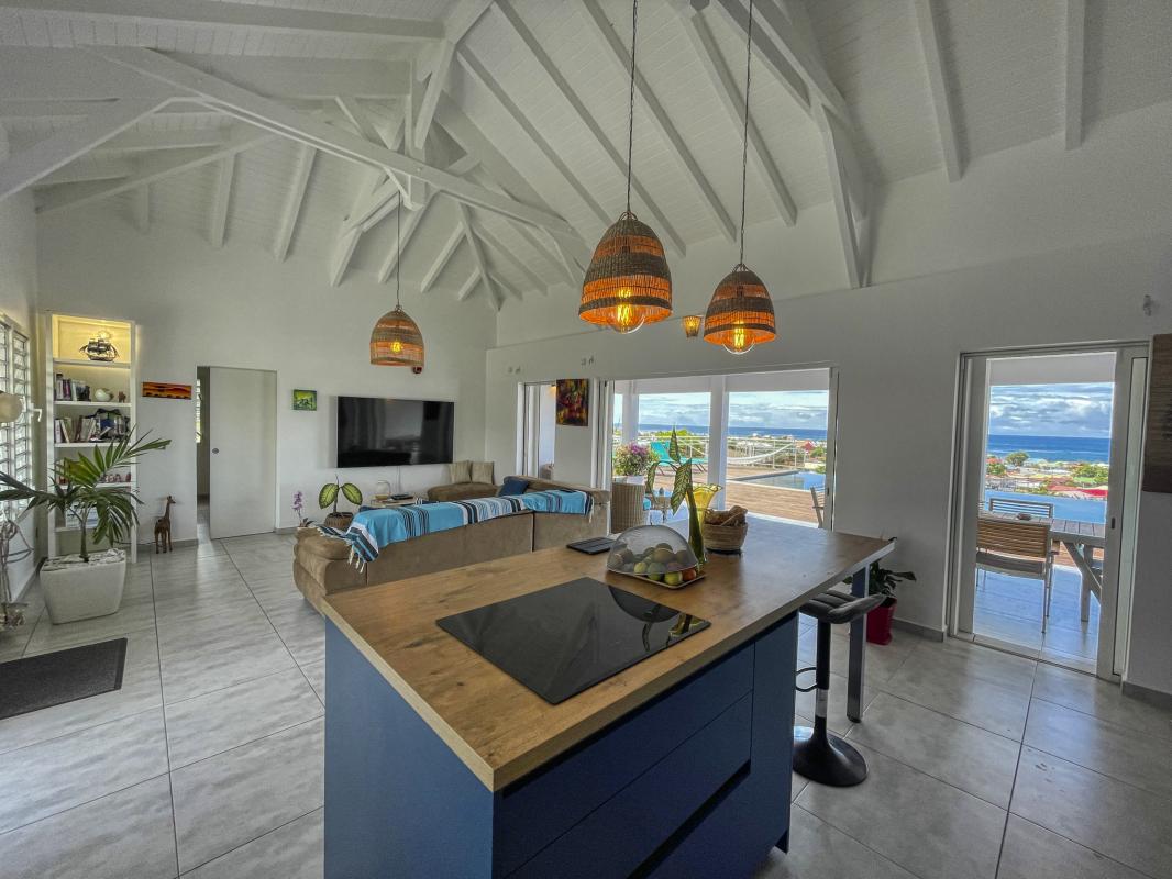 Villa vue mer exceptionnelle à Saint François Guadeloupe-cuisine