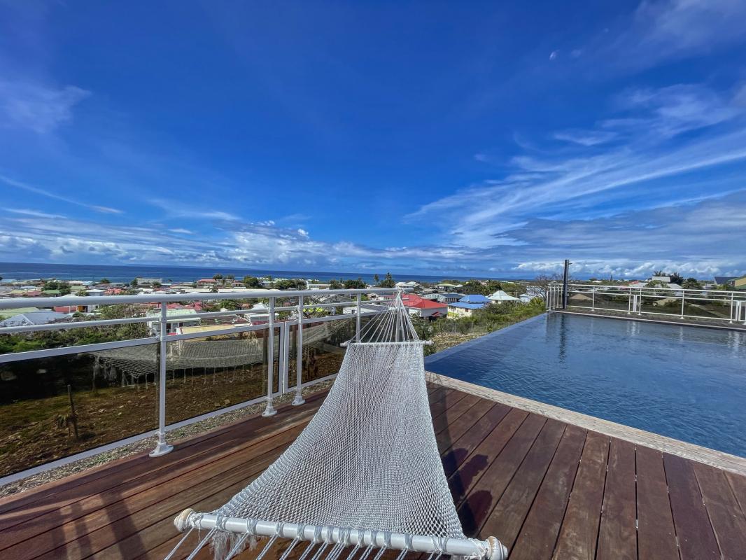 Villa vue mer exceptionnelle à Saint François Guadeloupe-hamac