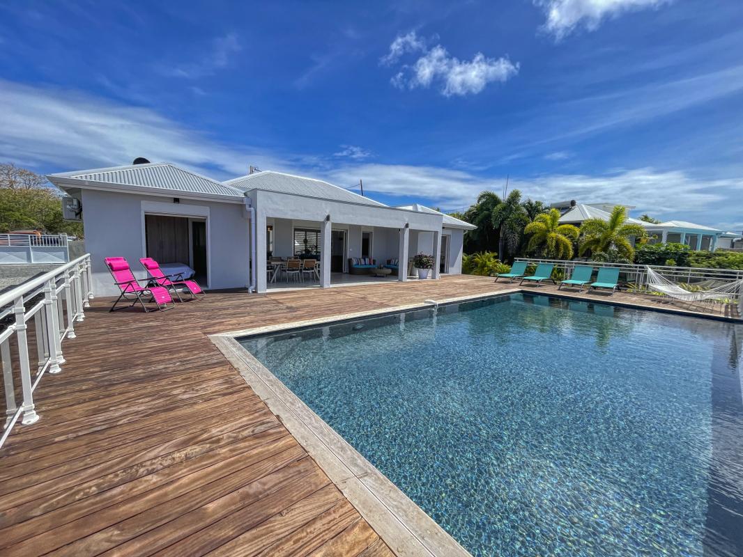 Villa vue mer exceptionnelle à Saint François Guadeloupe-la villa