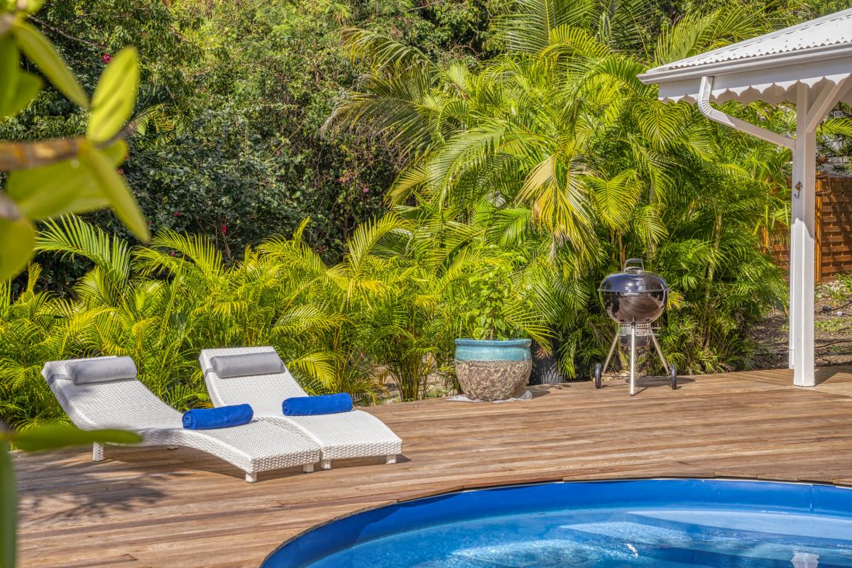 A louer villa 5 chambres Saint François Guadeloupe-barbecue