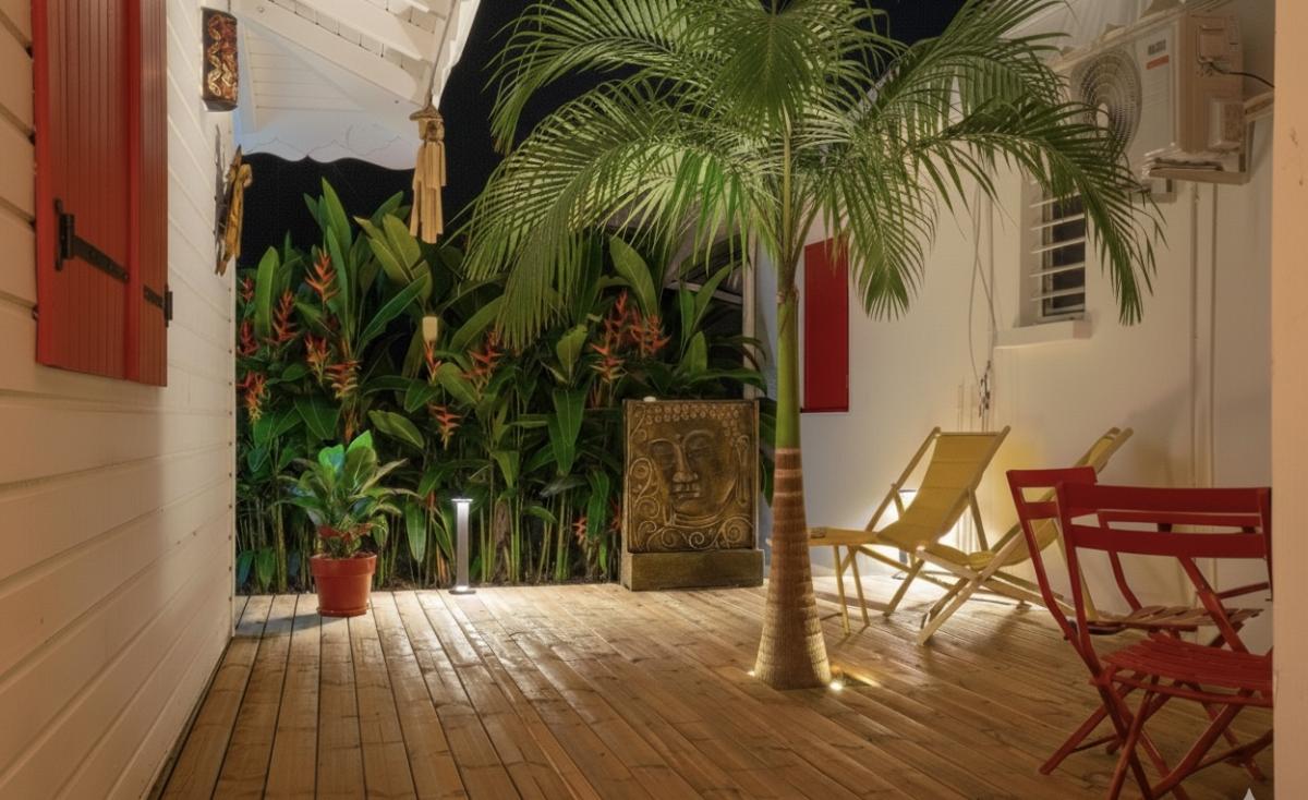 A louer villa 5 chambres Saint François Guadeloupe-de nuit