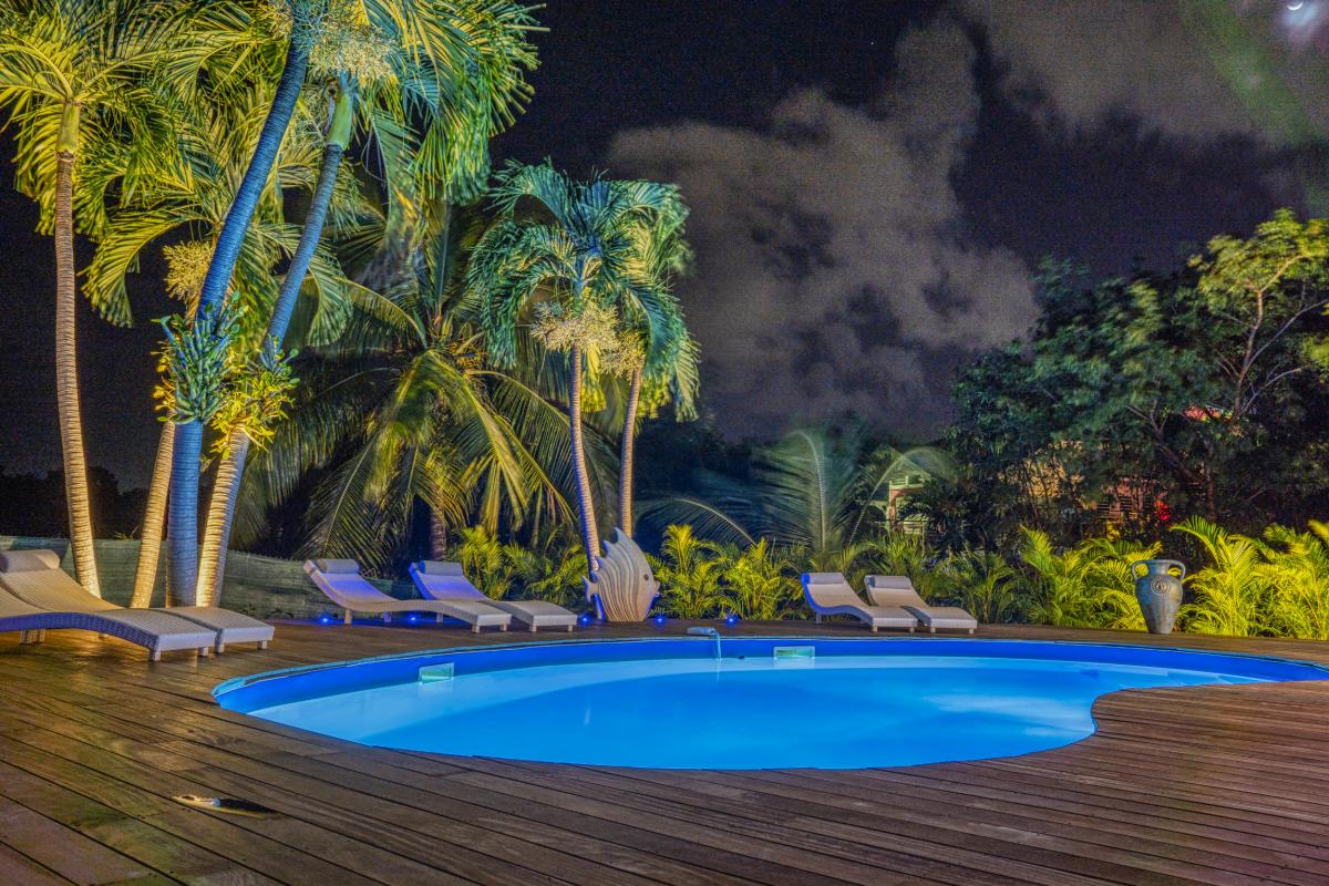 A louer villa 5 chambres Saint François Guadeloupe-de nuit