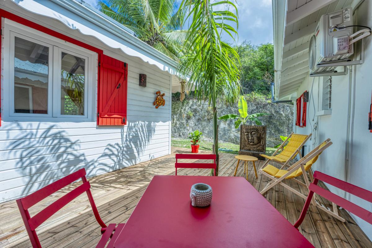 A louer villa 5 chambres Saint François Guadeloupe-jardin zen