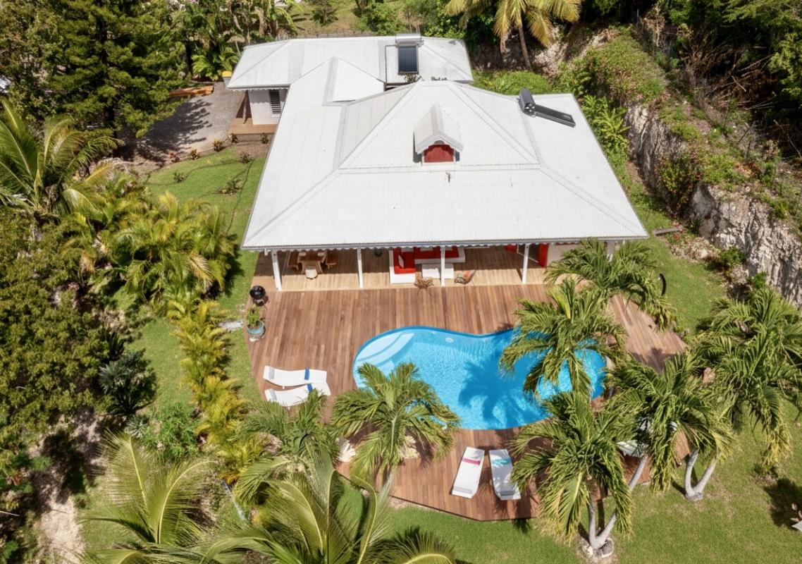 A louer villa 5 chambres Saint François Guadeloupe-piscine