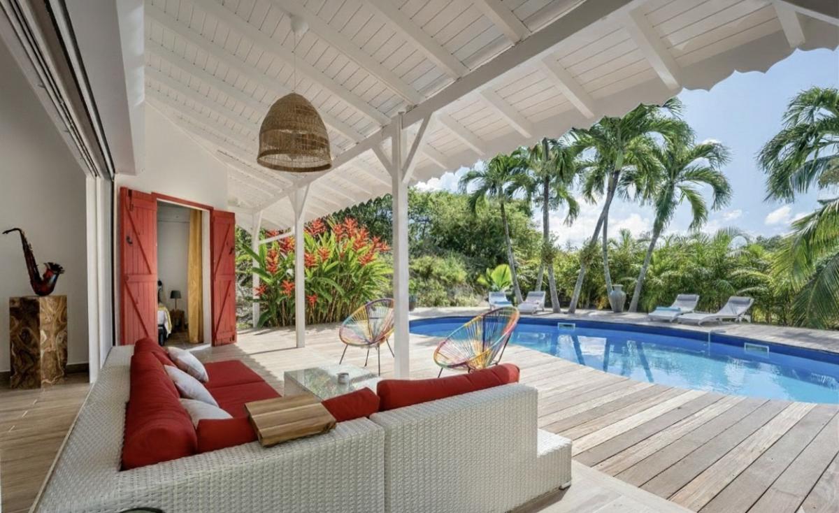 A louer villa 5 chambres Saint François Guadeloupe-terrasse
