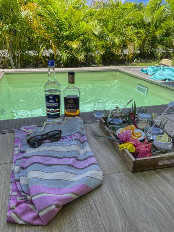 Location Villa 1 chambre Saint François Guadeloupe-piscine
