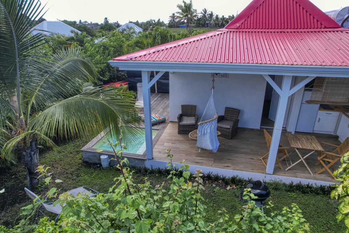 Location Villa 1 chambre Saint François Guadeloupe-vue du ciel