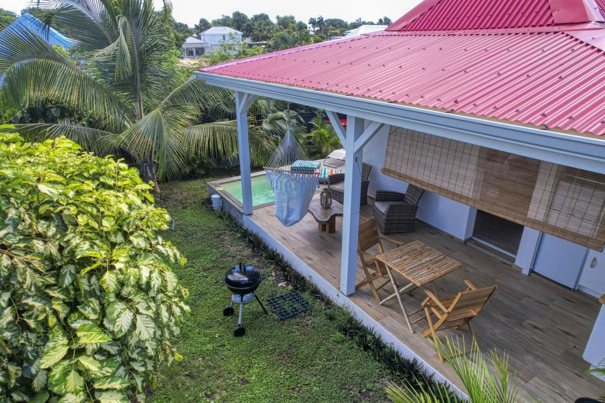 Location Villa 1 chambre Saint François Guadeloupe-vue du ciel