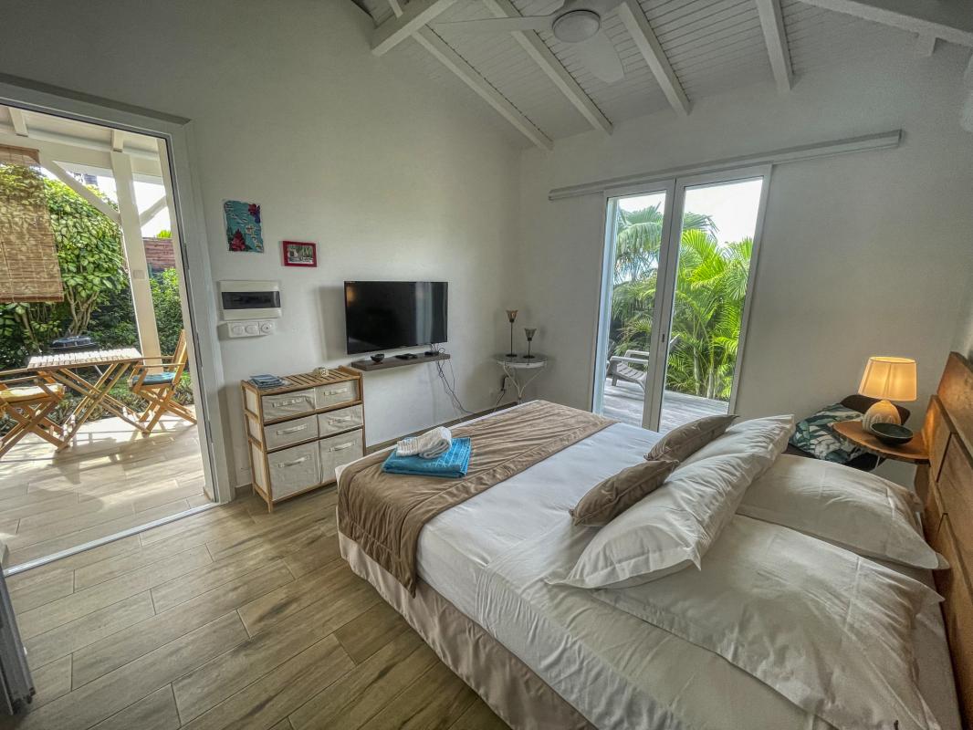 Location villa piscine Saint François Guadeloupe_chambre