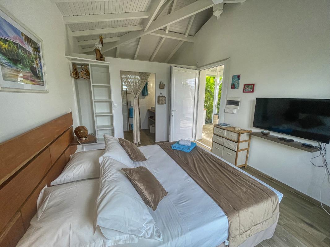 Location villa piscine Saint François Guadeloupe_chambre
