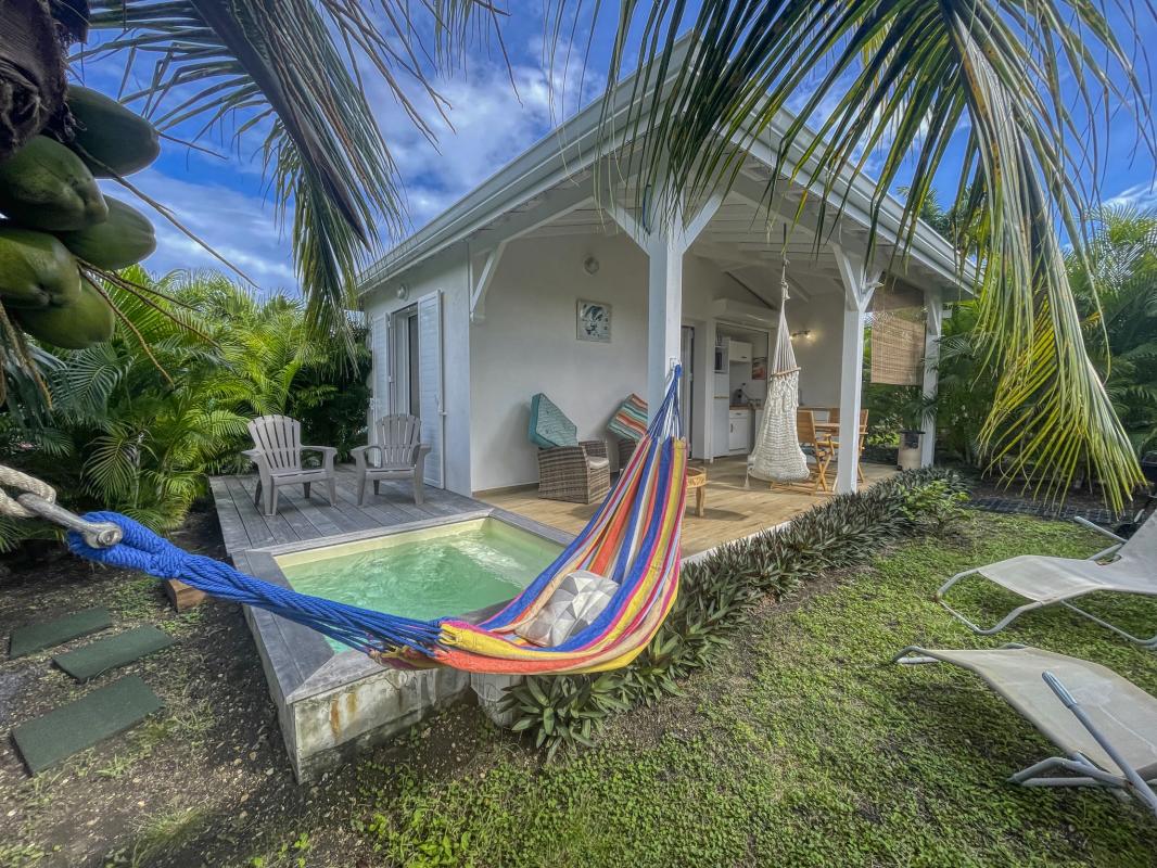 Location villa piscine Saint François Guadeloupe_hamac
