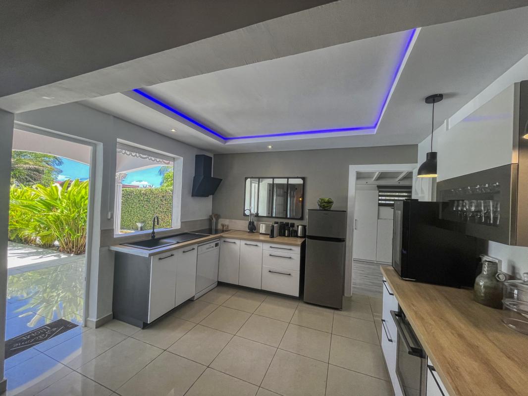 Location Villa 14 personnes Saint François Guadeloupe-cuisine