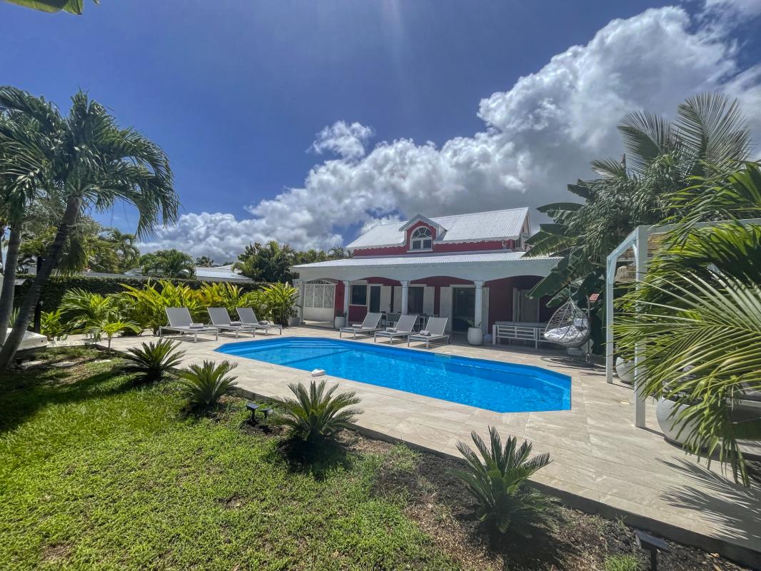 Location Villa 14 personnes Saint François Guadeloupe-piscine