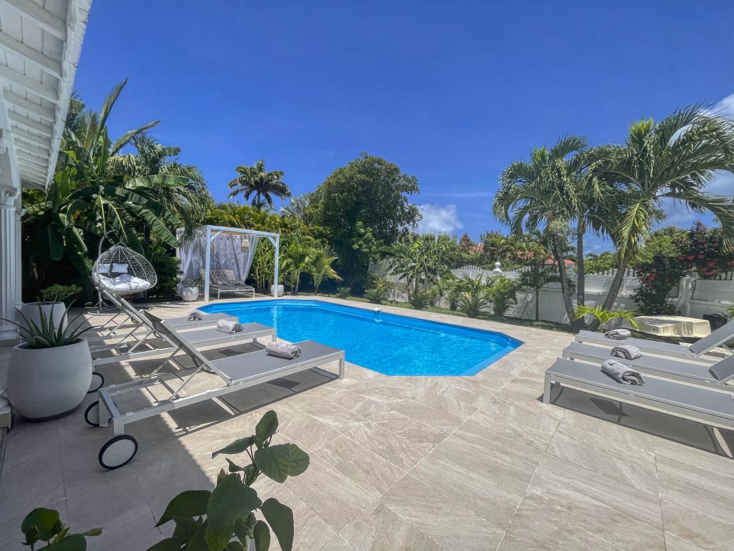 Location Villa 14 personnes Saint François Guadeloupe-piscine