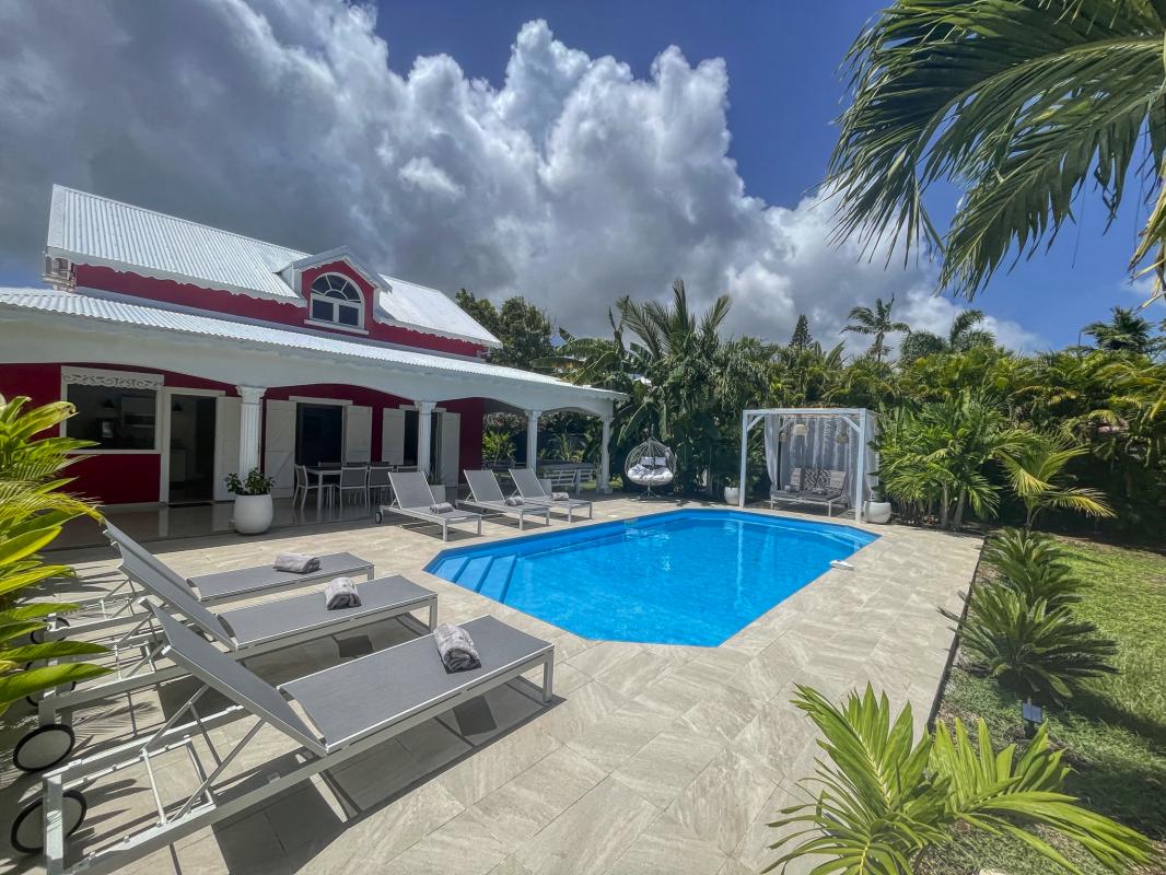 Location Villa 14 personnes Saint François Guadeloupe-piscine