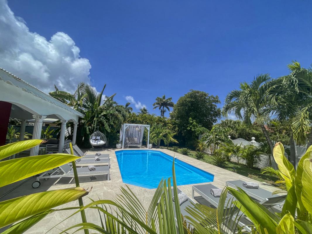 Location Villa 14 personnes Saint François Guadeloupe-piscine