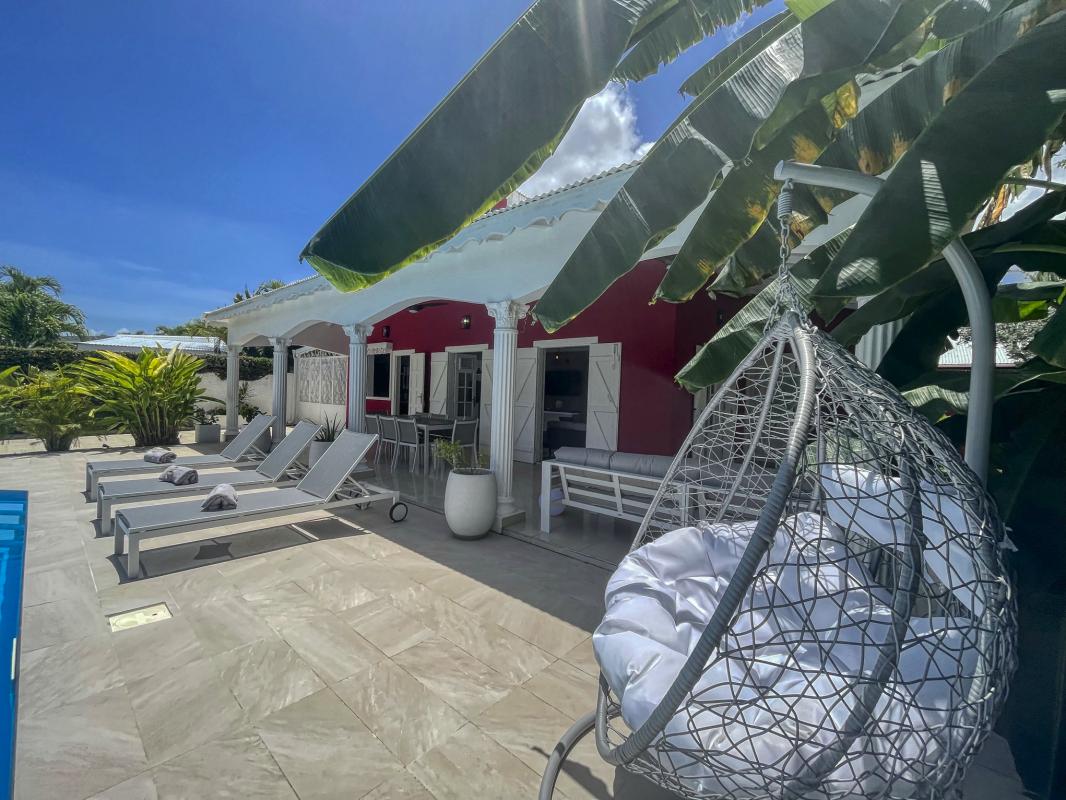 Location Villa 14 personnes Saint François Guadeloupe-piscine
