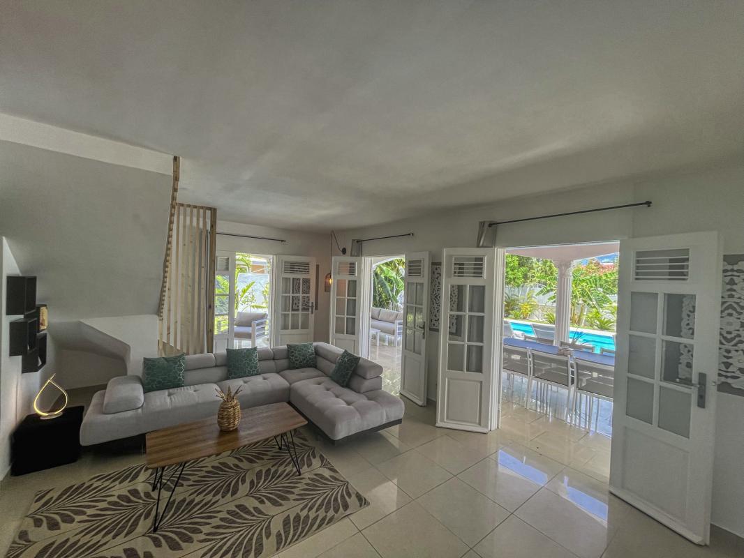 Location Villa 14 personnes Saint François Guadeloupe-salon