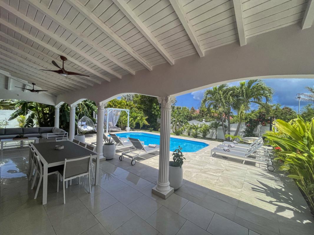 Location Villa 14 personnes Saint François Guadeloupe-terrasse