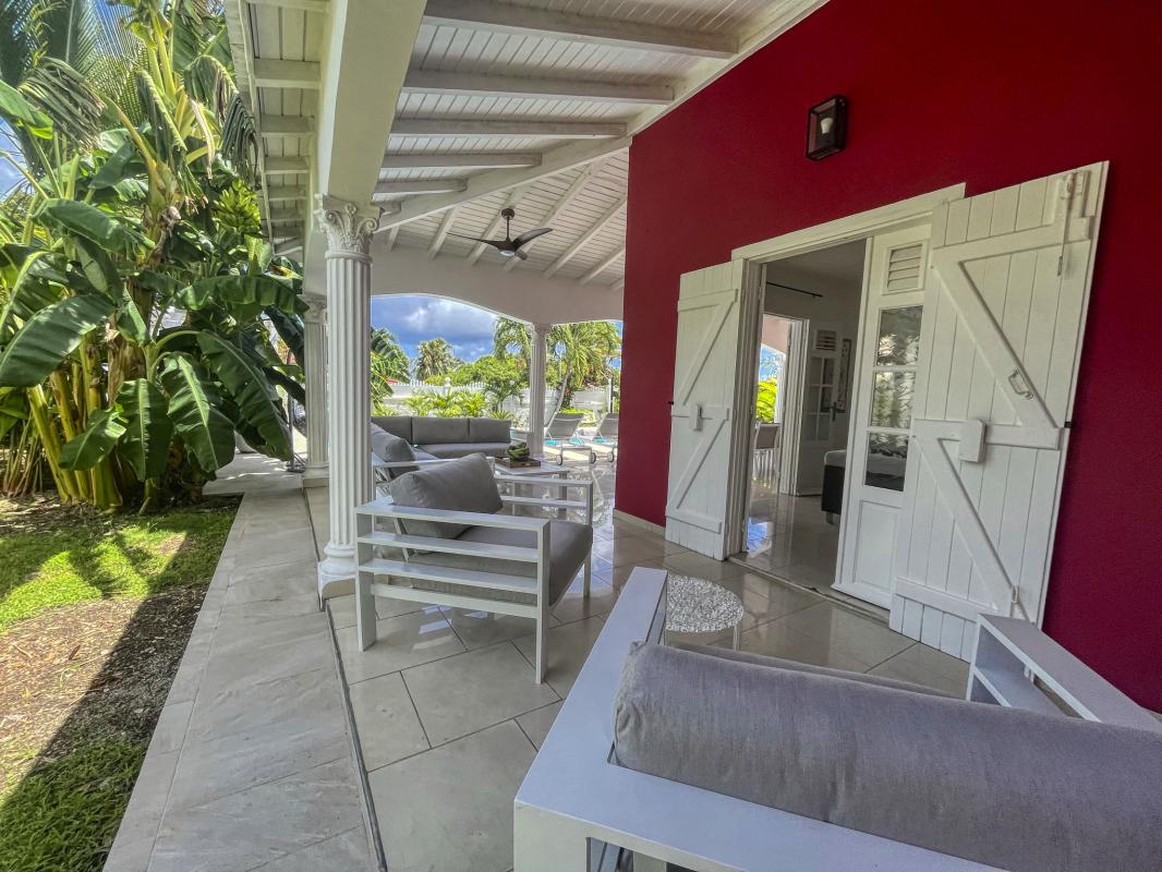 Location Villa 14 personnes Saint François Guadeloupe-terrasse