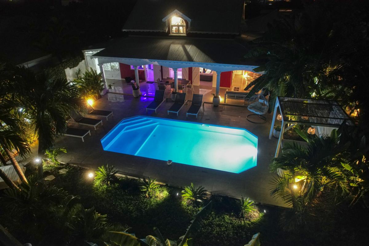 Location Villa 14 personnes Saint François Guadeloupe-Vue du ciel
