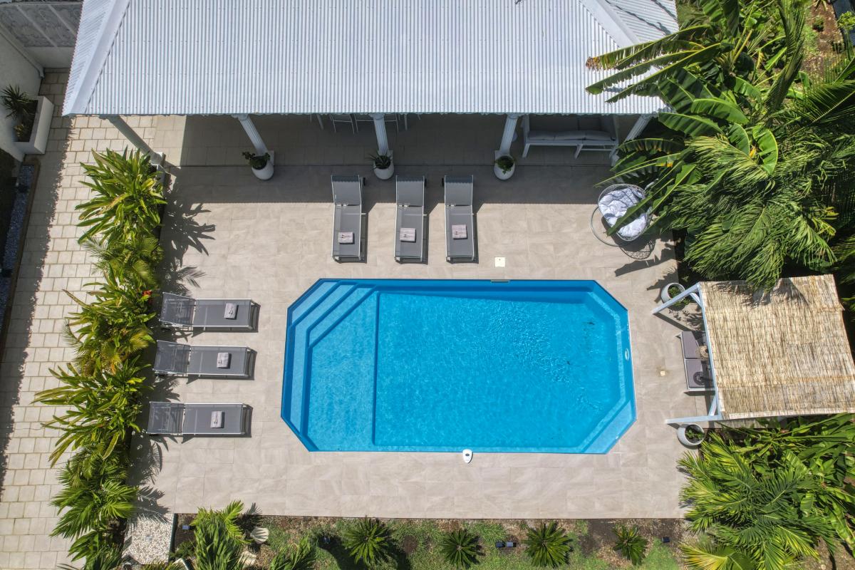 Location Villa 14 personnes Saint François Guadeloupe-Vue du ciel