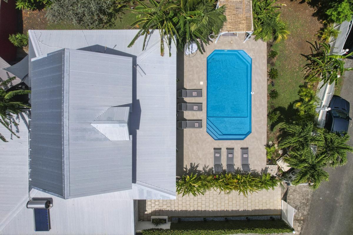 Location Villa 14 personnes Saint François Guadeloupe-Vue du ciel