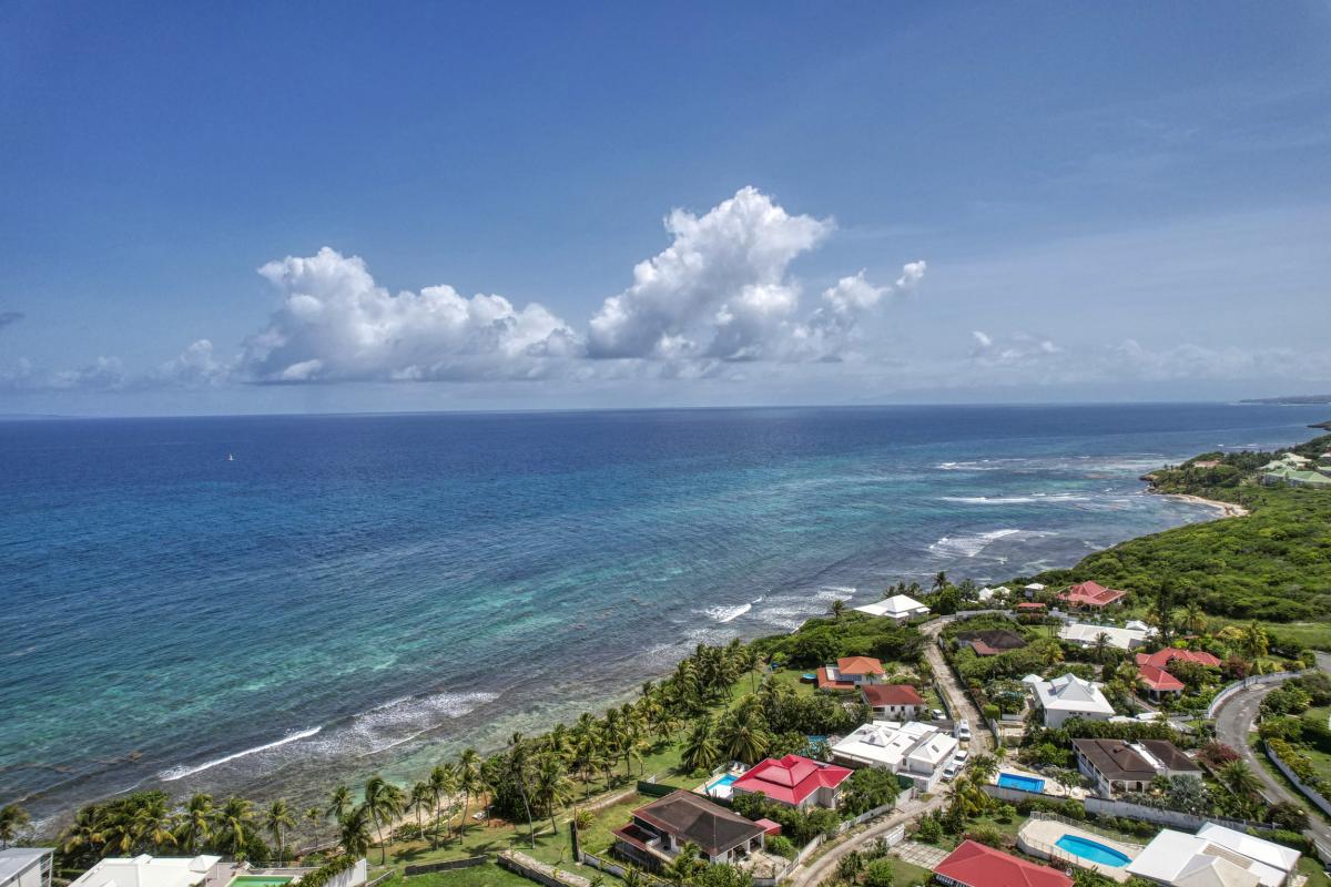Location Villa 14 personnes Saint François Guadeloupe-Vue du ciel