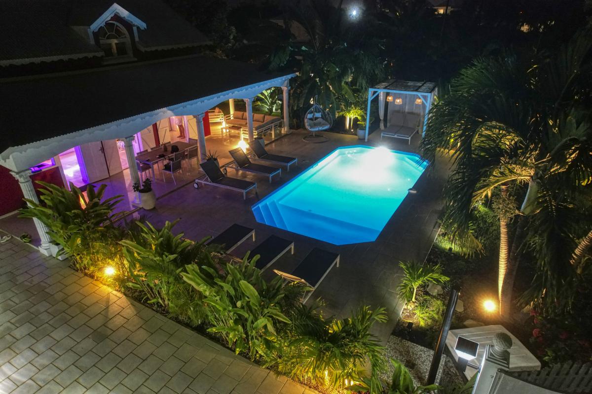 Location Villa 14 personnes Saint François Guadeloupe-Vue du ciel