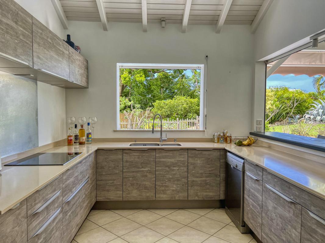 Location villa 6 personnes Saint François Guadeloupe-cuisine