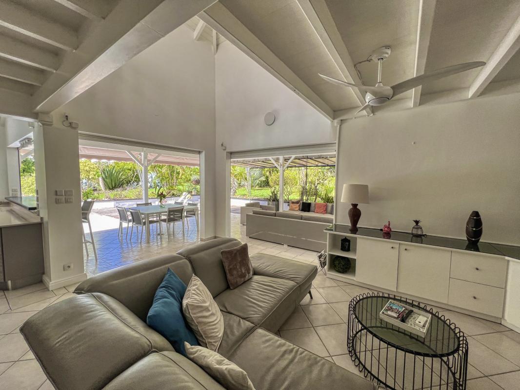 Location villa 6 personnes Saint François Guadeloupe-salon