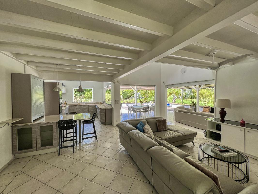 Location villa 6 personnes Saint François Guadeloupe-salon