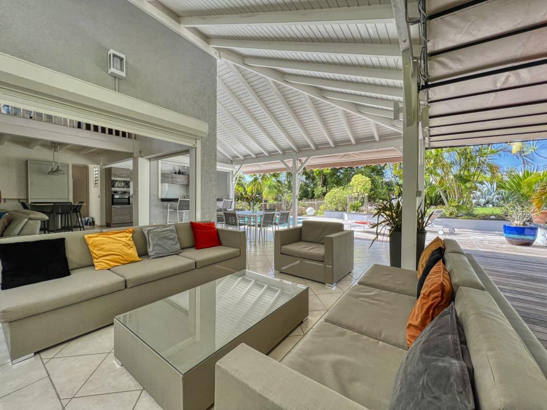 Location villa 6 personnes Saint François Guadeloupe- terrasse
