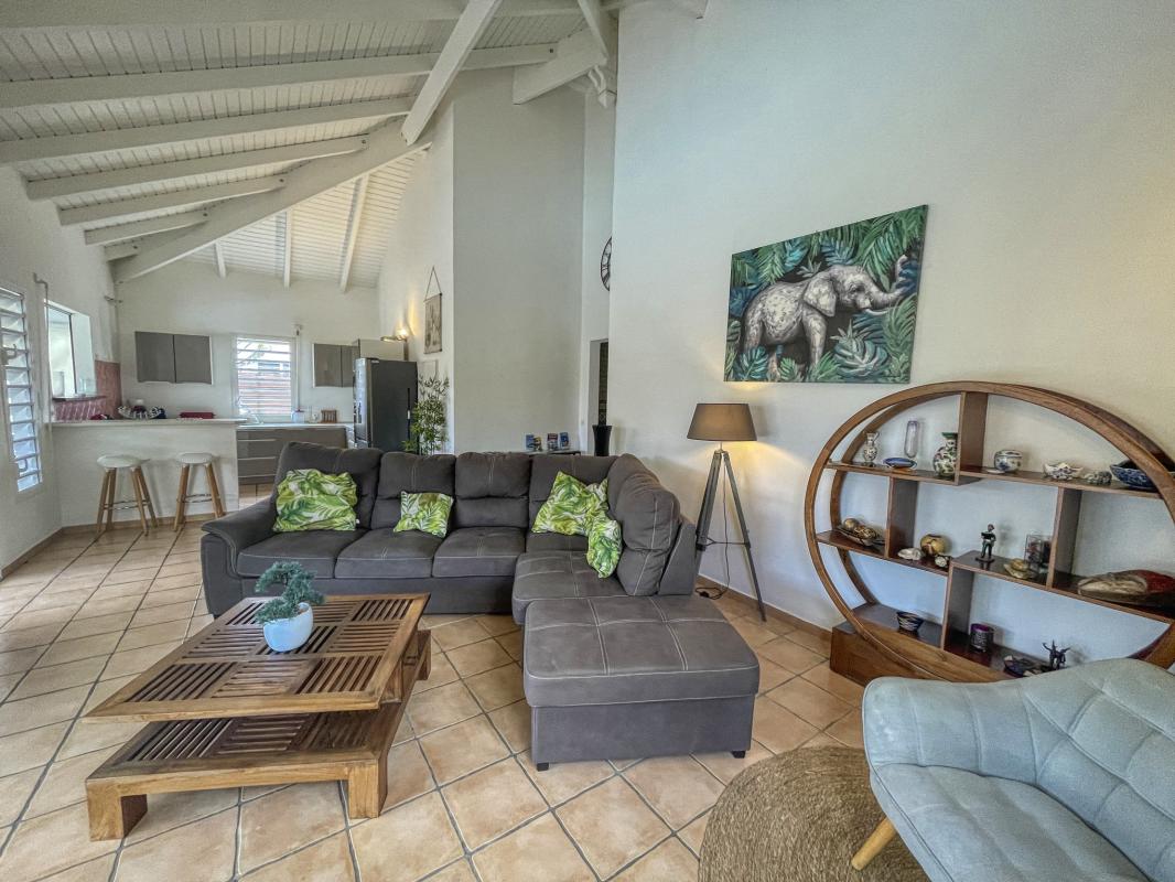 A louer villa 3 chambres Saint François Guadeloupe_ Salon 