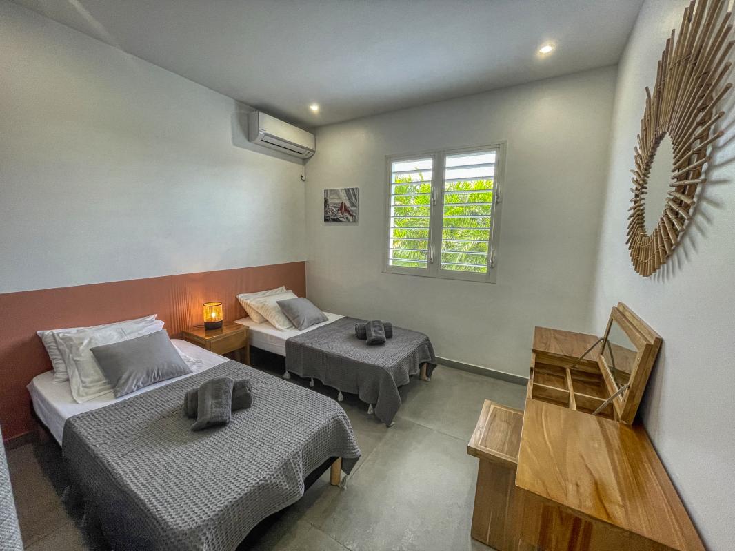 A louer villa 3 chambres piscine Saint François Guadeloupe_ Chambre 