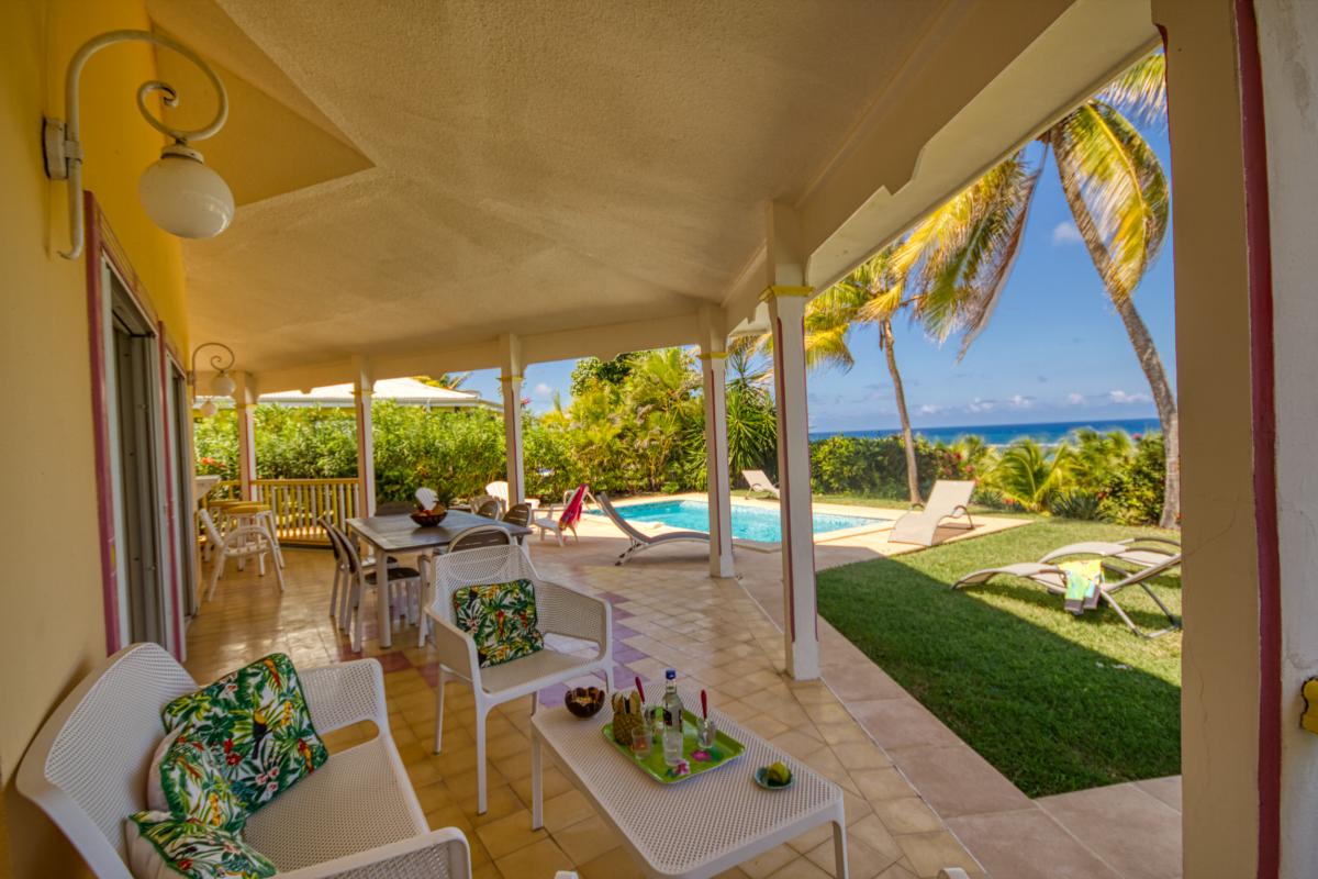 Location villa 3 chambres pour 6 personnes avec piscine et vue mer - Saint François en Guadeloupe