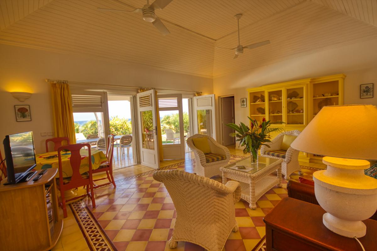 Location villa 3 chambres pour 6 personnes avec piscine et vue mer - Saint François en Guadeloupe